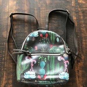 Small cactus backpack purse